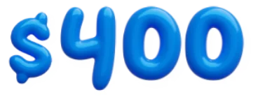 $400